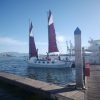Benford 34 Junk-Rigged Schooner cruising sailboat go anywhere