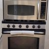 Propane range plus microwave
