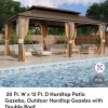 Aluminum and metal gazebo