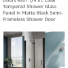 New Bifold Tempered Glass Shower Door