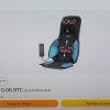 Shiatsu 3D neck and back massager suitable for chair with 10 nodes.